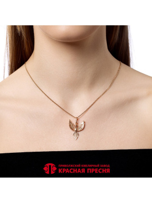 Подвеска бижутерия, покрытие - золочение, без вставок