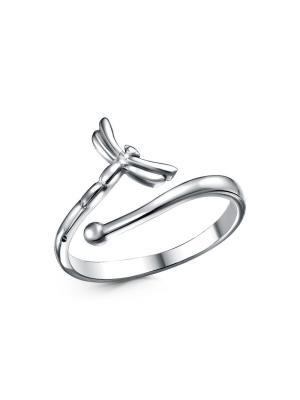 Кольцо бижутерия, покрытие - серебрение с оксидированием, без вставок