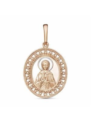 Подвеска серебро 925 пробы, покрытие - золочение, выборочное родирование, без вставок