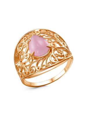 Кольцо бижутерия, покрытие - золочение, вставка - искусственный кошачий глаз