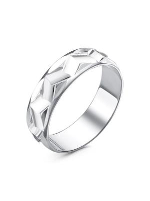 Кольцо серебро 925 пробы, без покрытия, отделка - алмазная грань, без вставок