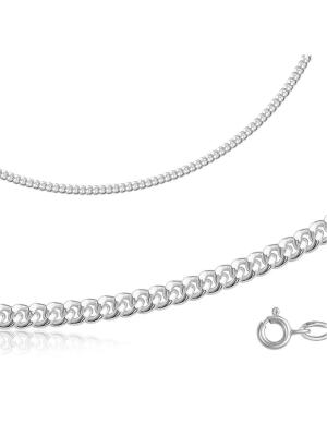 Цепь серебро 925 пробы, без покрытия, без вставок