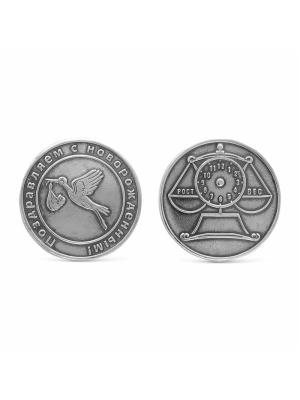 Сувенир серебро 925 пробы, покрытие - оксидирование, без вставок