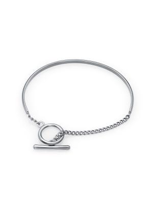 Браслет серебро 925 пробы, покрытие - платинирование, без вставок