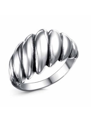 Кольцо бижутерия, покрытие - серебрение с оксидированием, без вставок