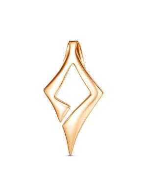 Подвеска бижутерия, покрытие - золочение, без вставок