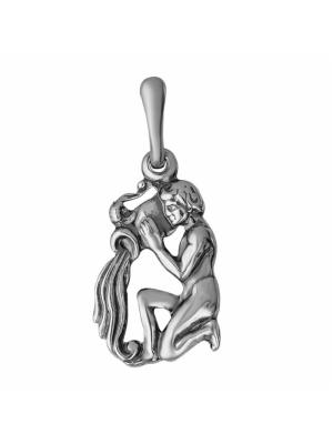 Подвеска"водолей" серебро 925 пробы, покрытие - оксидирование, без вставок