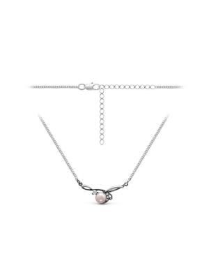 Колье бижутерия, покрытие - серебрение с оксидированием