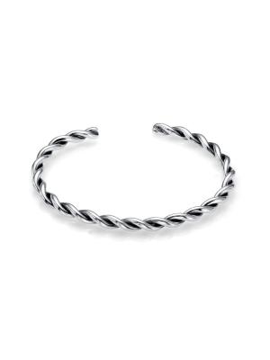 Браслет серебро 925 пробы, покрытие - оксидирование, без вставок