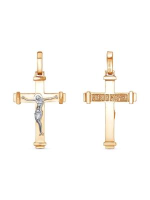 Подвеска серебро 925 пробы, покрытие - золочение, выборочное родирование, без вставок