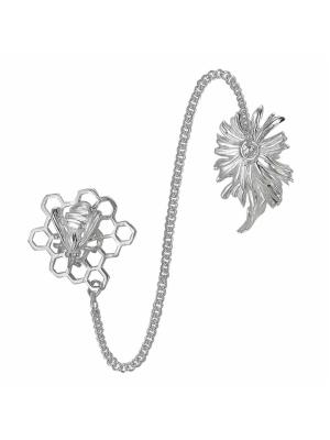 Ионизатор «пчёлка» серебро 925 пробы, без покрытия, без вставок