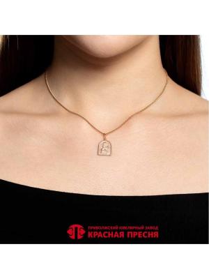 Подвеска "владимирская божия матерь" серебро 925 пробы, покрытие - золочение, без вставок