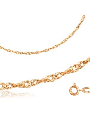 Цепь серебро 925 пробы, покрытие - золочение, без вставок