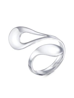 Кольцо бижутерия, покрытие - серебрение, без вставок