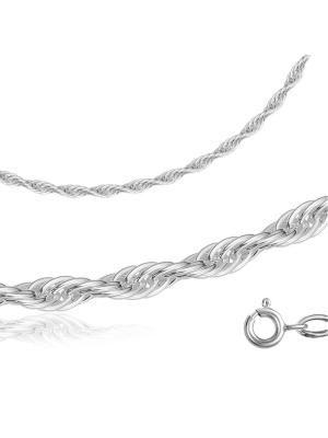 Цепь серебро 925 пробы, без покрытия, без вставок