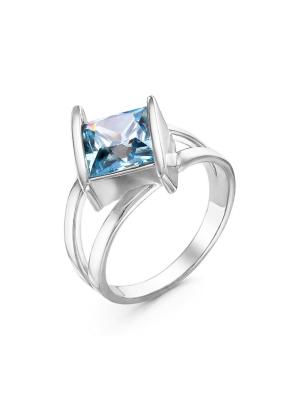 Кольцо серебро 925 пробы, без покрытия, вставка - фианит (недрагоценный камень)