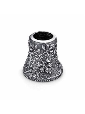 Сувенир "подставка для зубочисток" бижутерия, покрытие - серебрение с оксидированием, без вставок