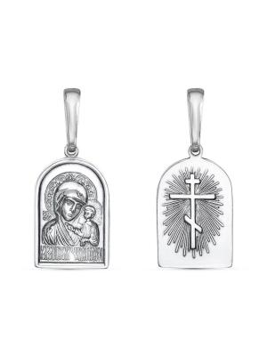 Подвеска серебро 925 пробы, покрытие - оксидирование, без вставок