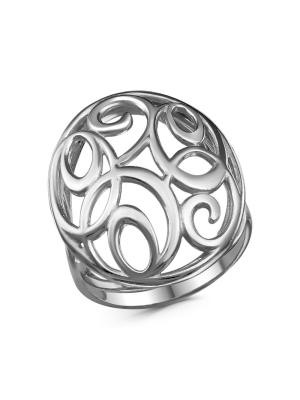 Кольцо бижутерия, покрытие - серебрение с оксидированием, без вставок