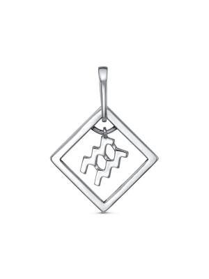 Подвеска"водолей" серебро 925 пробы, покрытие - оксидирование, без вставок