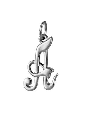 Подвеска бижутерия, покрытие - серебрение с оксидированием, без вставок