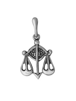 Подвеска бижутерия, покрытие - серебрение с оксидированием, без вставок