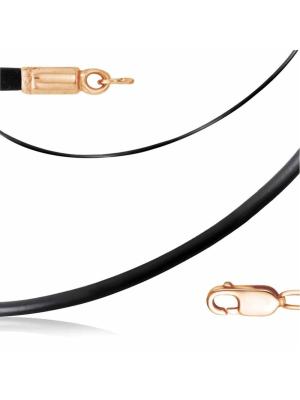 Шнур серебро 925 пробы, покрытие - золочение, без вставок