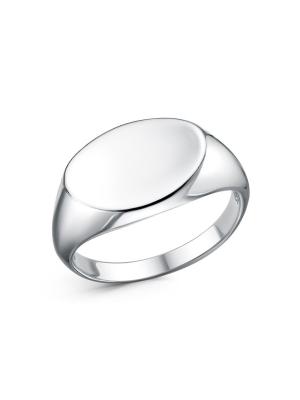 Кольцо серебро 925 пробы, покрытие - родирование, без вставок