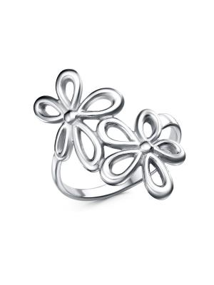 Кольцо бижутерия, покрытие - серебрение с оксидированием, без вставок