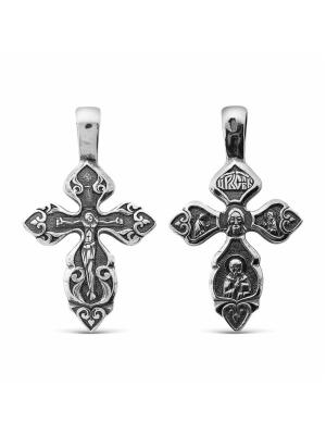 Подвеска серебро 925 пробы, покрытие - оксидирование, без вставок