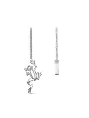 Ионизатор «лягушка» серебро 925 пробы, без покрытия, без вставок