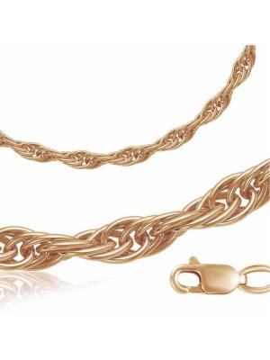 Цепь серебро 925 пробы, покрытие - золочение, без вставок