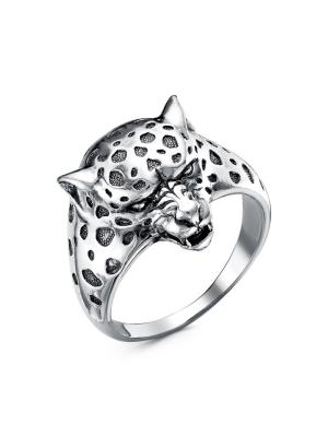 Кольцо бижутерия, покрытие - серебрение с оксидированием, без вставок