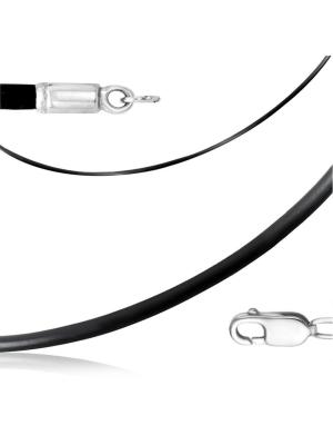 Шнур серебро 925 пробы, без покрытия, без вставок