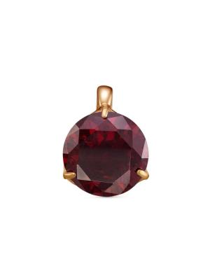 Подвеска бижутерия, покрытие - золочение, вставка - фианит (недрагоценный камень)