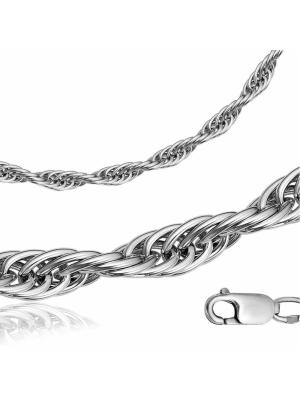 Браслет серебро 925 пробы, покрытие - оксидирование, без вставок