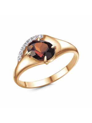 Кольцо серебро 925 пробы, покрытие - золочение, выборочное родирование