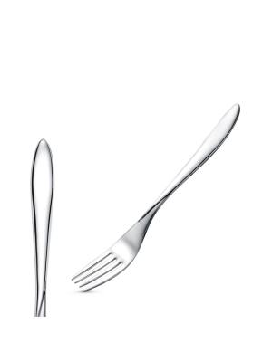Вилка десертная "анталия" серебро 925 пробы, без покрытия, без вставок