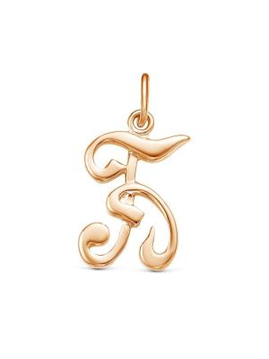 Подвеска бижутерия, покрытие - золочение, без вставок