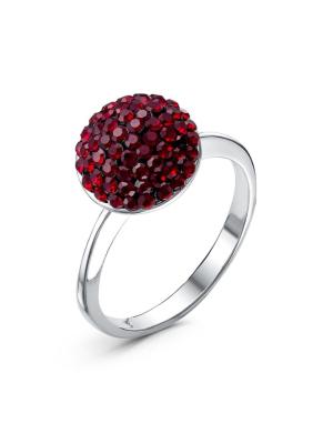 Кольцо серебро 925 пробы, без покрытия, вставка - стекло ювелирное preciosa