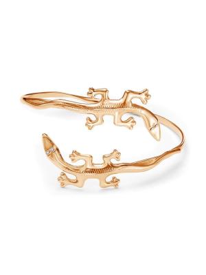 Браслет бижутерия, покрытие - золочение, вставка - стекло ювелирное preciosa