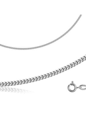 Цепь серебро 925 пробы, покрытие - родирование, без вставок