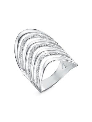 Кольцо бижутерия, покрытие - серебрение, без вставок