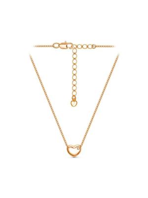 Колье бижутерия, покрытие - золочение, вставка - стекло ювелирное preciosa