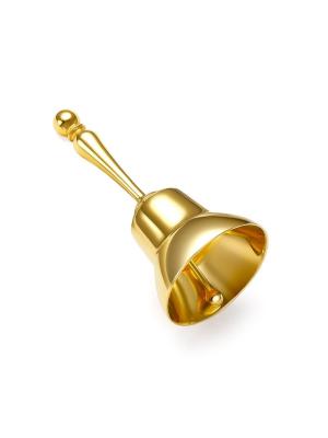 Сувенир "колокольчик" бижутерия, покрытие - золочение, без вставок