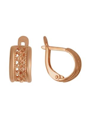 Серьги бижутерия, покрытие - золочение, без вставок