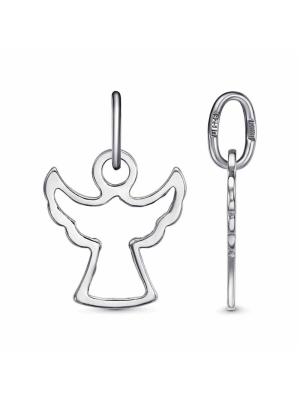 Подвеска серебро 925 пробы, покрытие - родирование, без вставок