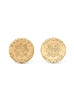 Сувенир бижутерия, покрытие - золочение, без вставок