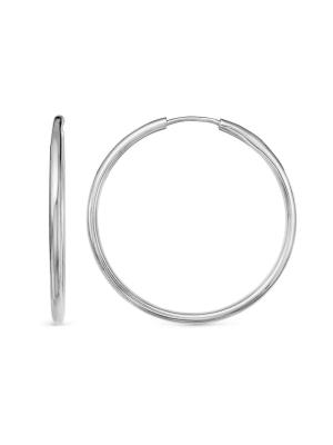 Серьги бижутерия, покрытие - серебрение, без вставок