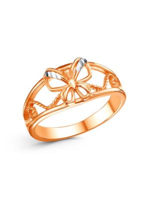 Кольцо бижутерия, покрытие - золочение, отделка - алмазная грань, без вставок